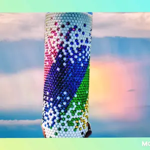 Rainbow Delight Customizable Tumblers, Cups, Water Bottles, and Kitchenware - Any Size and Color - Reusable and Portable - Reuse, Ceramic