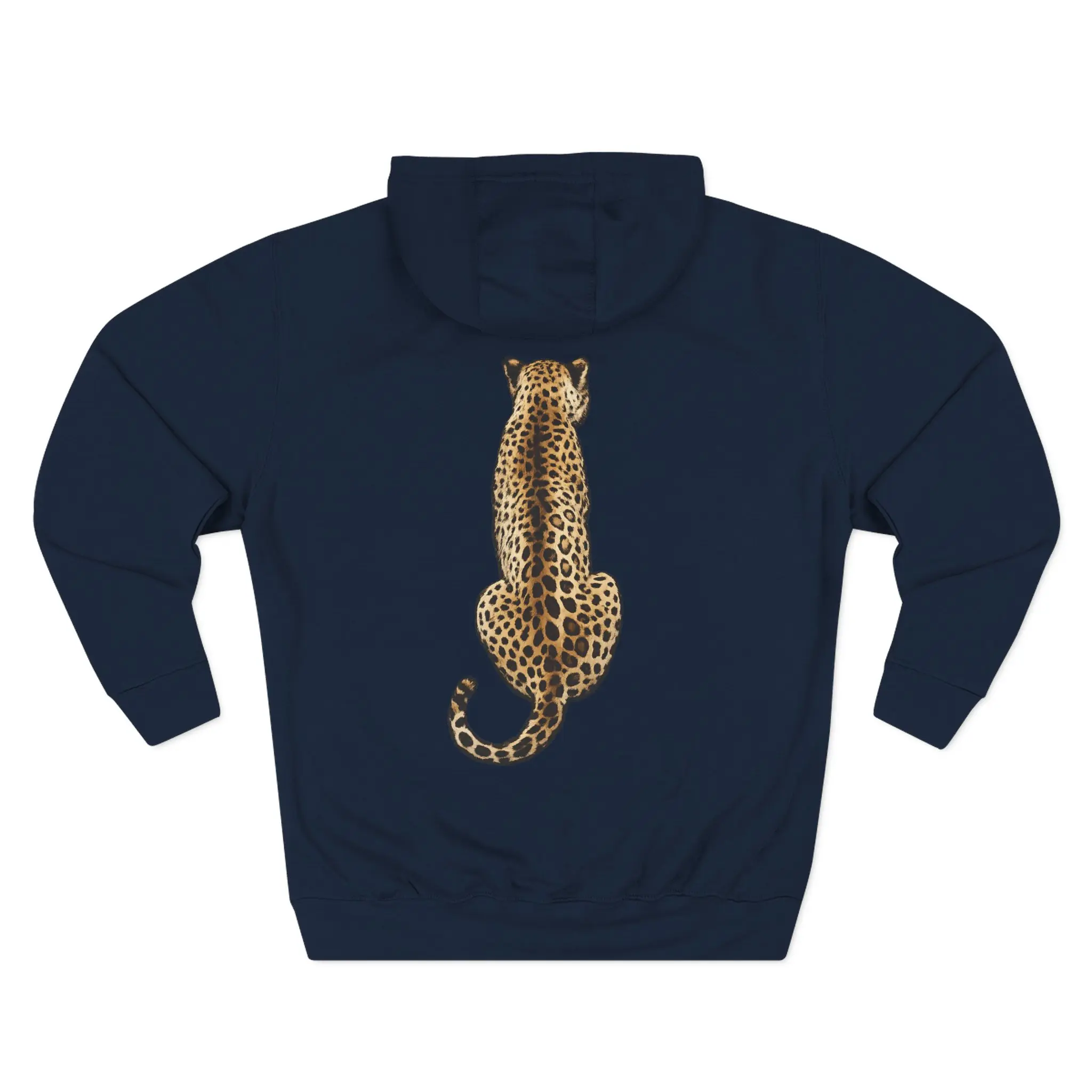 Women's Cheetah Print HIGH QUALITY Fleece Hoodie