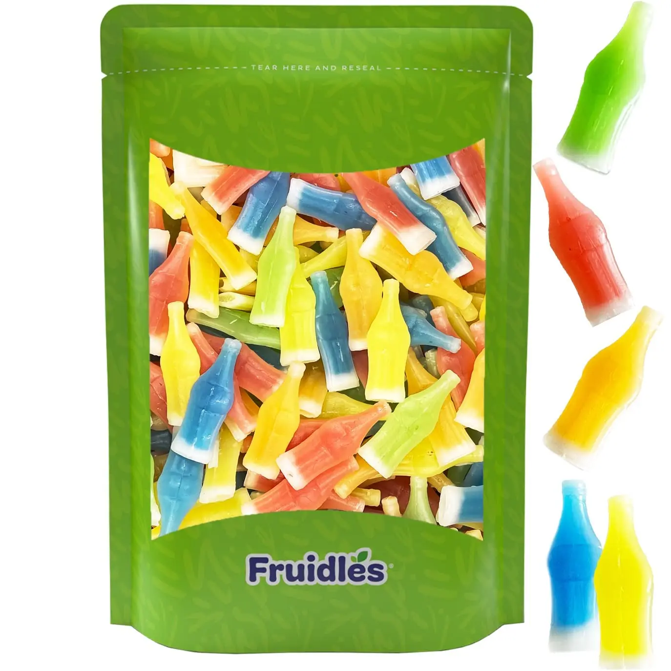 Original Wax Bottles Candy Drinks, Half Pound Liquid Filled Mini Drinks, Party Favorite Treats (Half Pound)