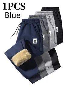 Men's Fleece Lined Casual Comfy Joggers, Trendy Comfortable Daily Wear, Perfect Choice for Leisure Activities, Fall & Winter Fashion