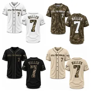 5 Design Camo MW Still The Problem Tour 2026 Baseball Jersey, Country Music Fan Shirt For Men and Women, Full sz XS-5XL
