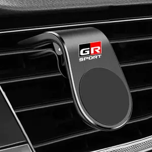 Magnetic Car Phone Holder GPS Navigator Stand, Compatible with Toyota Gr Sport, Gazoo Racing, Yaris, 86, Corolla, Hilux, Supra, C-Hr, Cell Phone Mount