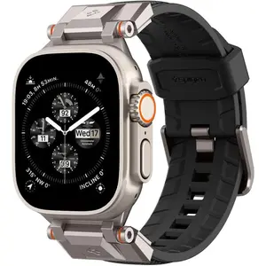 DuraPro Armor Designed for Apple Watch Band for Apple Watch Ultra2/Apple Watch Ultra 49mm, Series 9/8/SE2/7/6/SE/5/4/3/2/1 45mm/44mm/42mm Durable Metal Connector Band