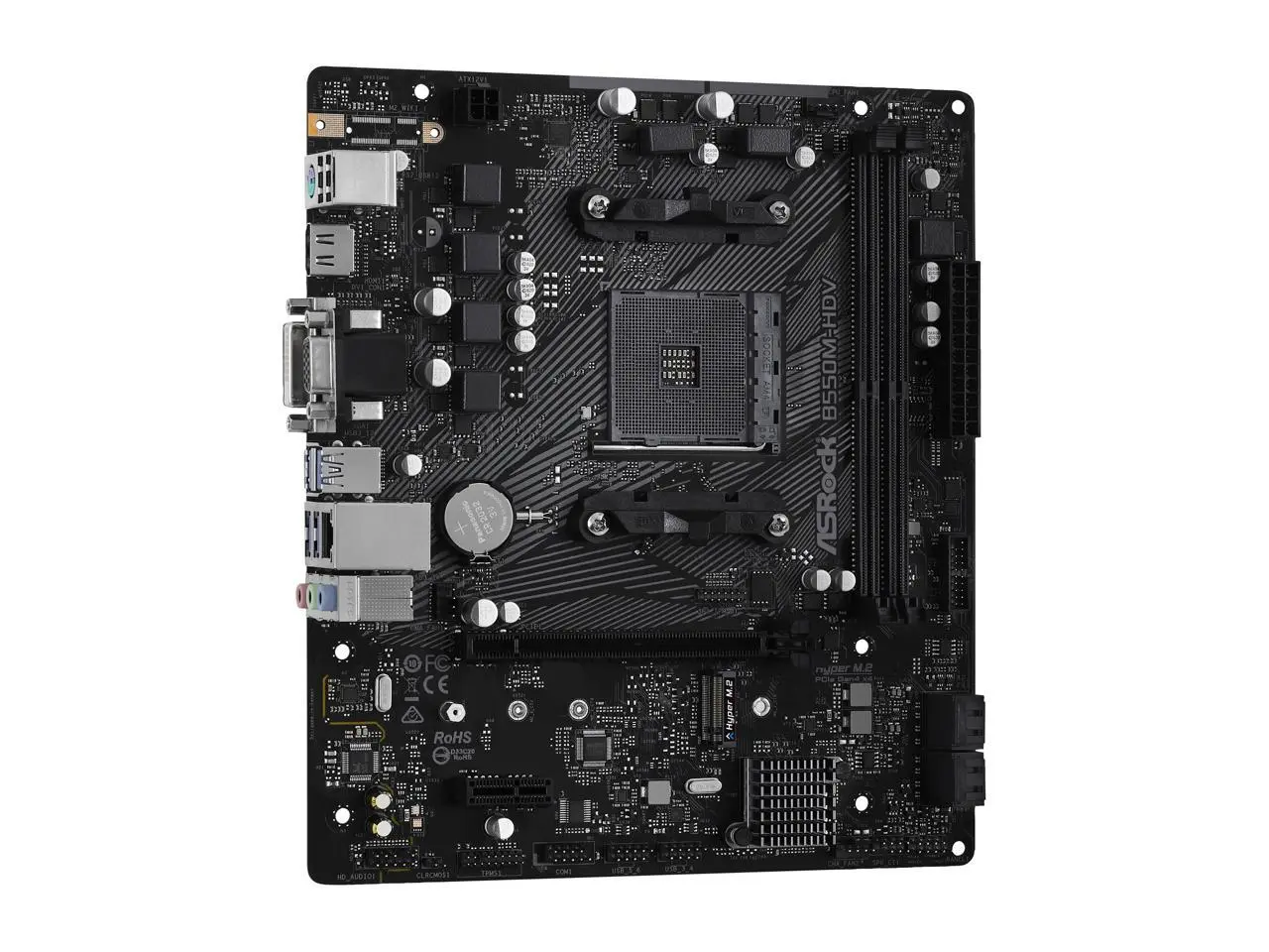 ASRock B550M-HDV AM4 AMD B550 Micro ATX AMD Motherboard ASRock B550M-HDV AM4 AMD B550 Micro ATX AMD Motherboard