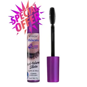 Prosa Mascara 4 IN 1 Maxi - Volumen Silicon Brush Waterproof Formula Product from Mexico