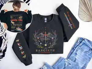 Fourth Wing Sweatshirt, Custom Basgiath War College Crewneck, Dragon Rider Hoodie, Violet Sorrengail, Fantasy Reader Hoodie, Xaden Riorson Sweater, Riders Quadrant Sweatshirt