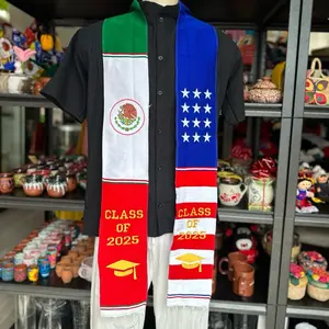 Binational graduations sash class 2025 unisex stole