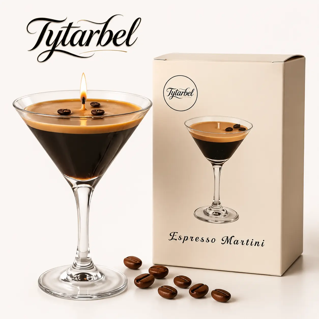 [1 Pack]Espresso Martini, Martini Candle Gifts for Women, Enjoy Your Espresso Martini Decor, The Ideal Espresso Martini , Coffee Candle, for Scented Candles Enthusiasts