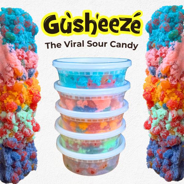 Candeeze's Sour Gusheeze (Extreme Flavor) The Viral Sour Candy