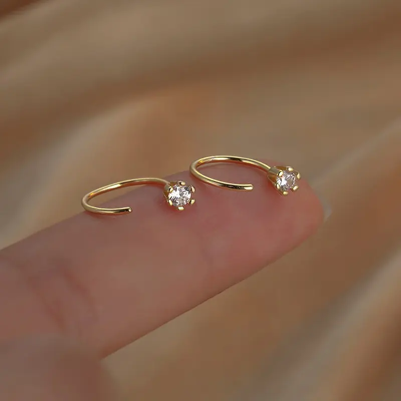 Daily wear earrings, no need to remove when sleeping, ear-friendly earrings, new trendy earrings, exquisite commuter earrings