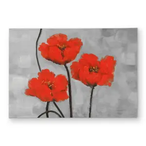 360 stand CODM17245KO2XY 17x24 in. Standard Size Polyester Loop Long Stem Floral Motif Nature Theme Door Mat - Indoor-Outdoor Living Room Home Decor Accessory, All-Weather Doormats