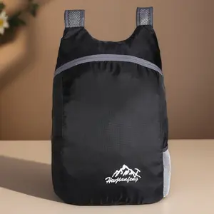 Ultralight Foldable Backpack, Water-Resistant & Breathable with Comfortable Straps. Compact Storage, Multi-Pocket Design, Tear-Resistant. Perfect for Outdoor Camping, Hiking & Travel. Adjustable Ventilated Back Panel, Hands-Free Essential.