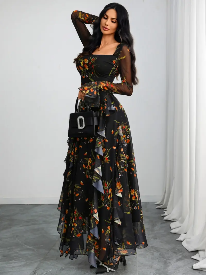 Black Floral Dress - TikTok Shop Black Floral Dress - TikTok Shop