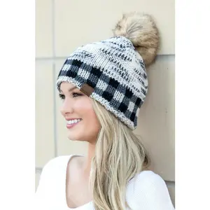 CC Buffalo Pom Beanie