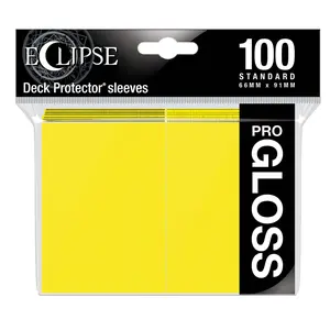 ECLIPSE® Gloss Standard DECK PROTECTOR® Sleeves (100ct) - Lemon Yellow