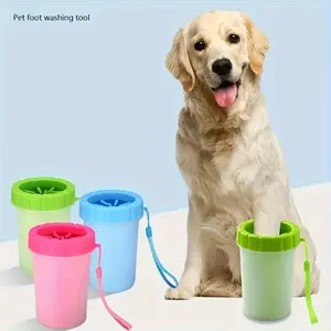 Pet Foot Washing Cup, Dog Cleaning & Grooming Tool, Cat Bathing & Foot Wash Device, Large and Medium Dogs Golden Retriever Specific