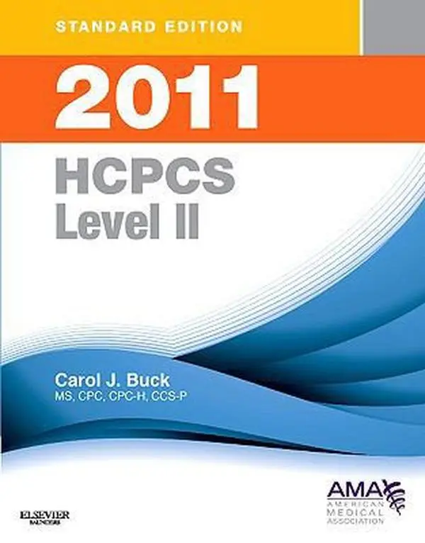 USED Book - 2011 HCPCS Level II: Standard Edition by Carol J. Buck MS  CPC  CCS-P (Paperback) - english