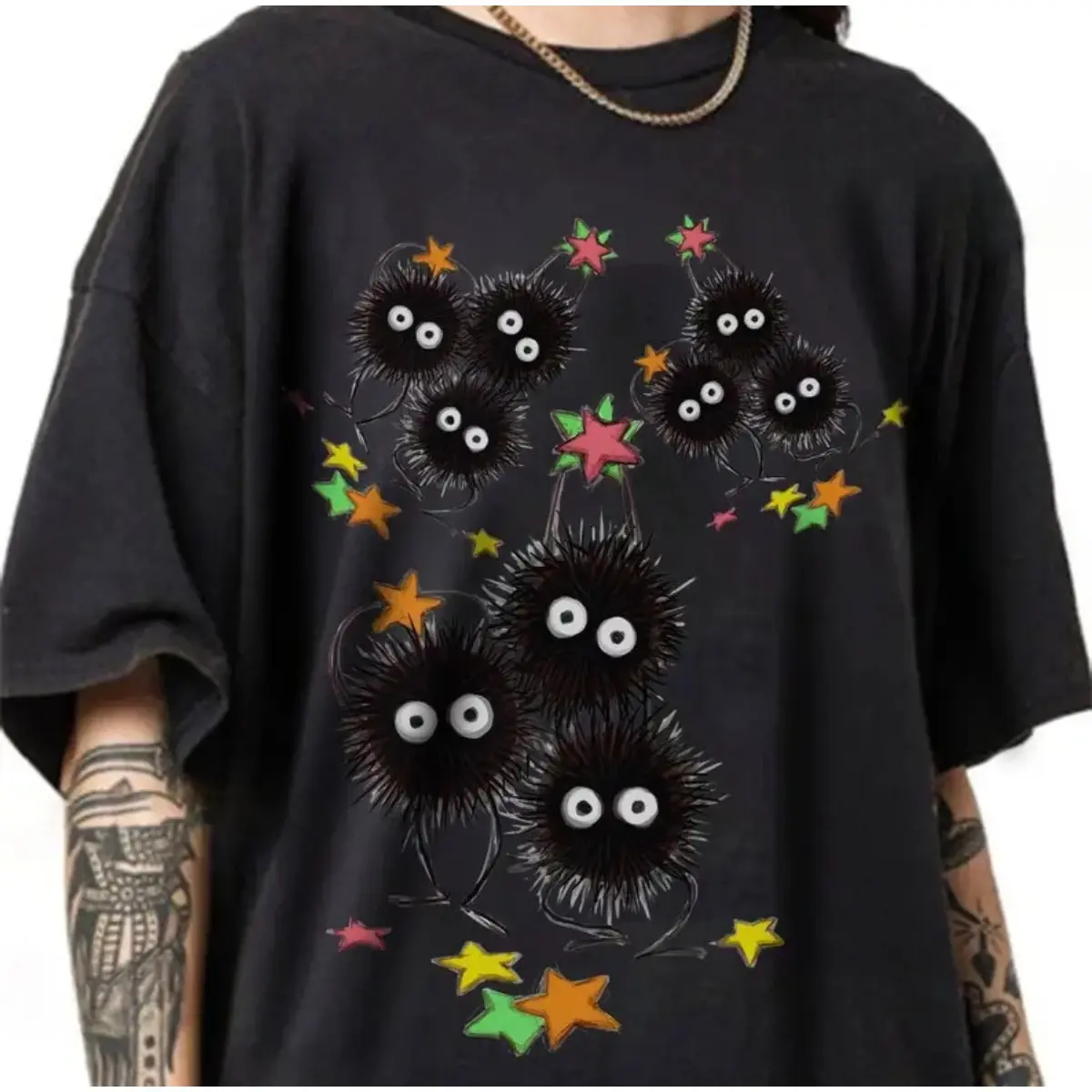 Studio Ghibli Shirt, Soot Sprites T-Shirt, Ghibli Gift, Soot Sprites Hoodie, Anime Fan Gift, Comfort Colors Ghibli, Soot Sprites, Totoro Tee