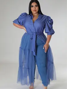 Sheer Majesty Tiered Top