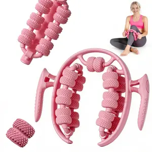20-roller thigh trainer, and arm rollers for relaxing muscles. Suitable for calves, thighs, and arms outdoorfun leg meridian relaxation