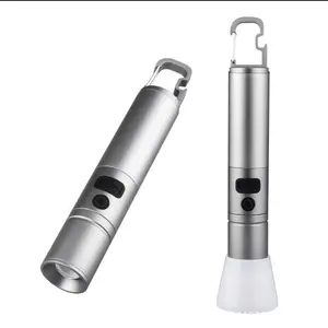 Rechargeable flashlight with strong light, ultra-bright, long-range, rechargeable, small, portable, multi-functional