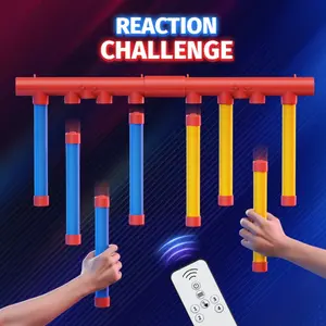 Reflective Drop Sticks Challenge Game Set, Family Fun Game, Hand-Eye Coordination Training Toy, Speed Test Game for Adults, Perfect Christmas Gift