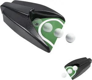 Golf Ball Return Putting Unit, Automatic Return Machine, Indoor Golf Putting Hole, Battery-Powered Practicing, Suitable for Practicing at Home, Office, Yard,