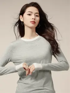 Women's Double Layer Tencel Top - Long Sleeve, Breathable & Soft