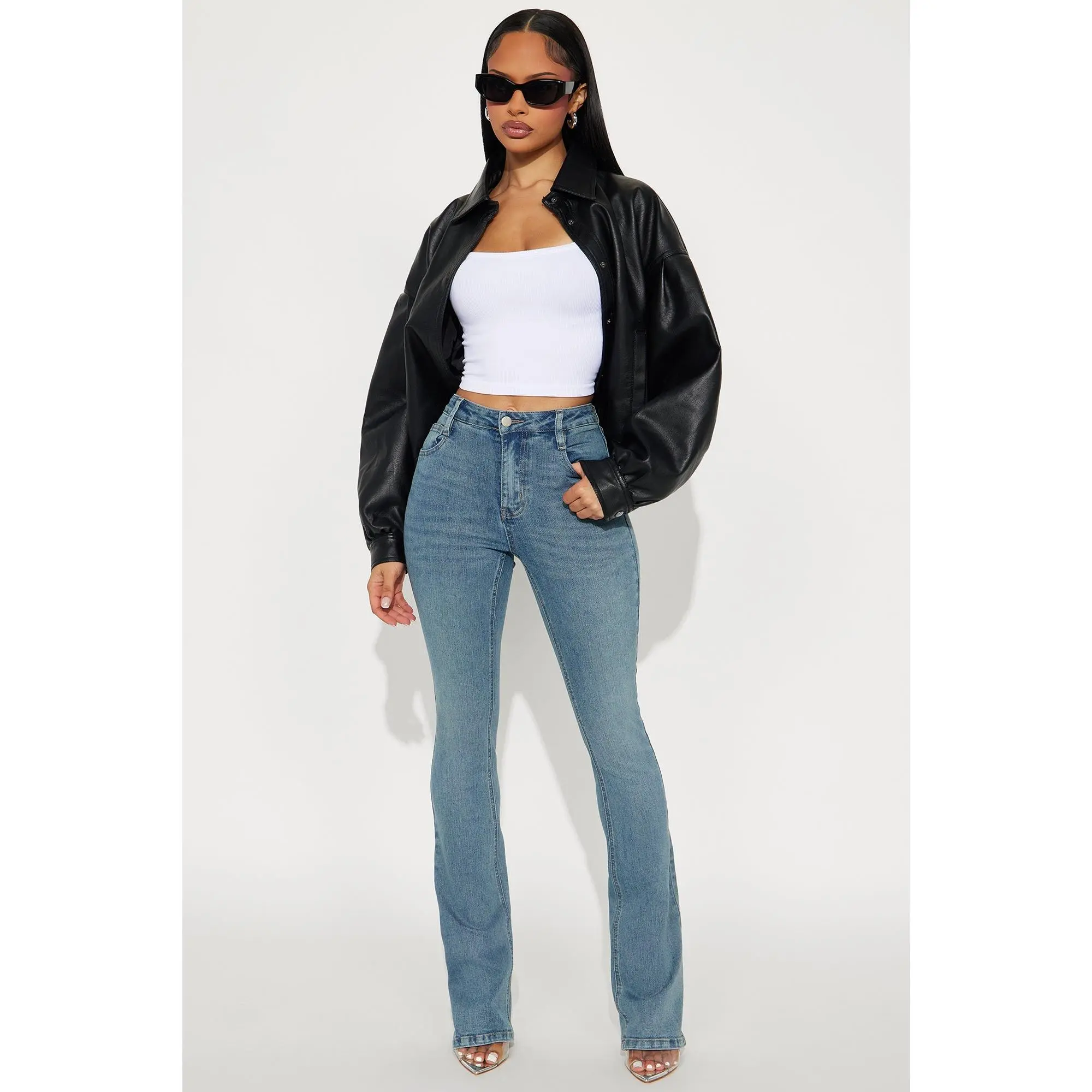 Maddy Mid Rise Sculpt Bootcut Jeans - Vintage Wash Maddy Mid Rise Sculpt Bootcut Jeans - Vintage Wash