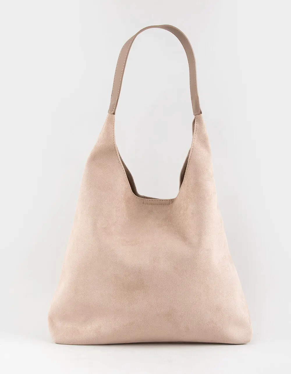 Madilyn Faux Suede Bag, Taupe