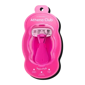 Athena Club The Mini Razor - Compact, Lightweight, Ideal for Everyday Us, Perfect for Travel, Pink