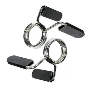 Olympic Barbell Spring Collar Pair