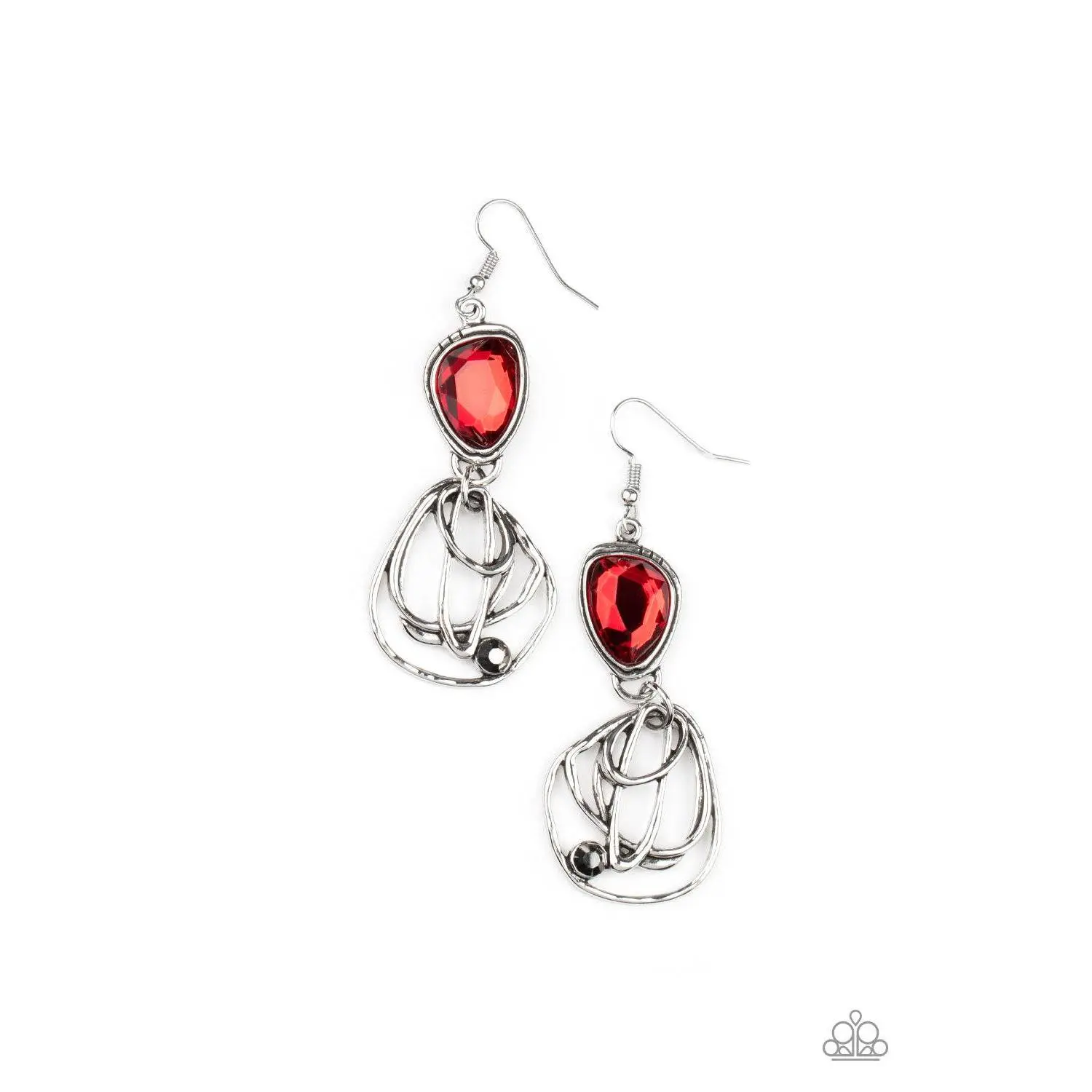 Galactic Drama - Red Earrings