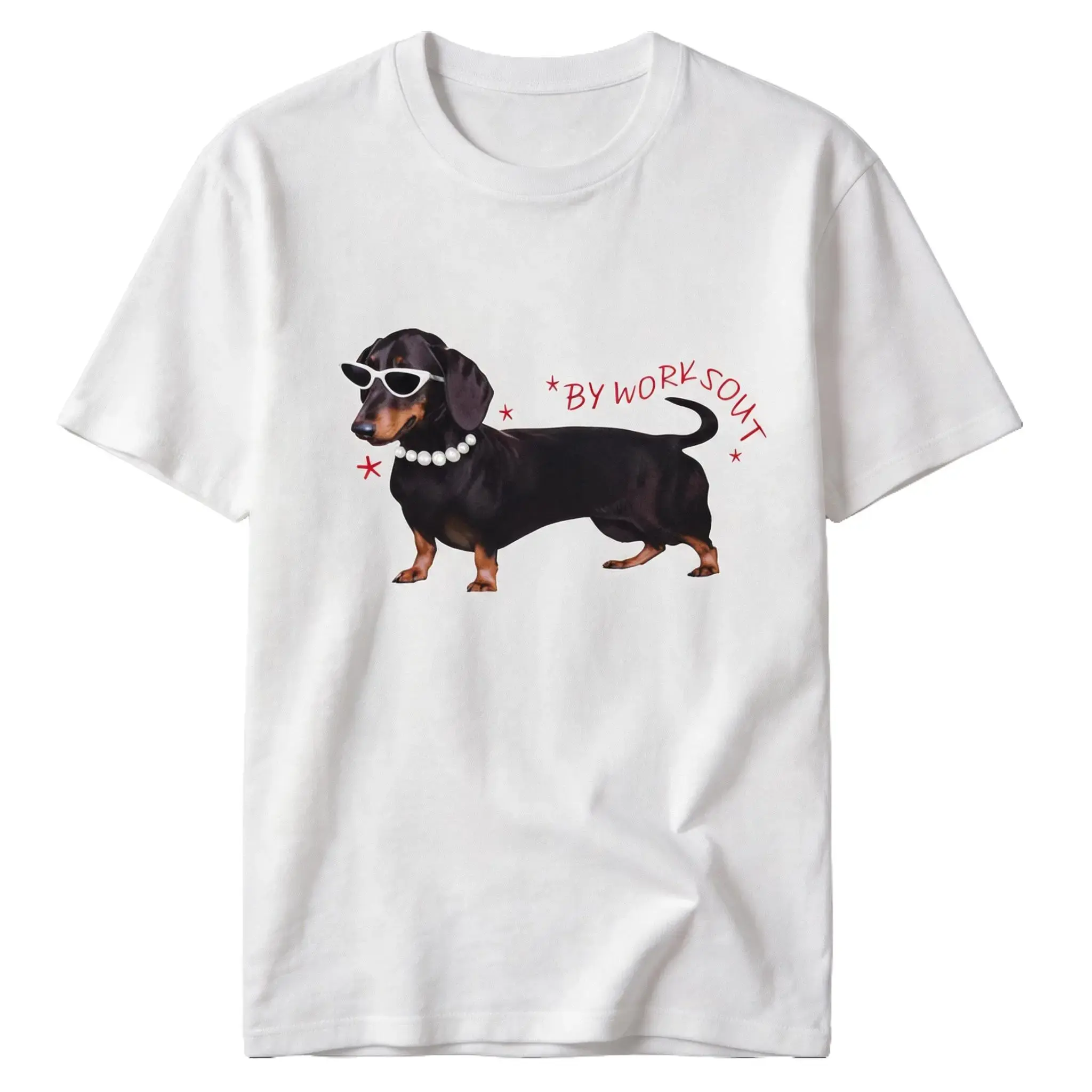 Dachshund Dog Graphic T-Shirt, Unisex Cotton Tee, Cute Pet Lover Casual Shirt