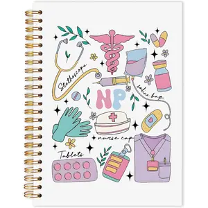 Nurse Practitioner Spiral Notebook, Nurse Practitioner Gifts for women Journal, Nursing Office Supplies, Nursing Notebook for Note Taking, 5.5x8.3 Inch