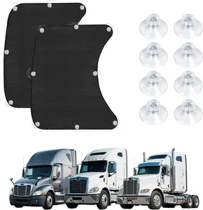 Semi Trucks Window Shades, Side Window Sun Shade Suitable for Freightliner Cascadia, Peterbilt 579, Kenworth T680, etc, Sunshade and Sun Protection Semi Truck Accessories