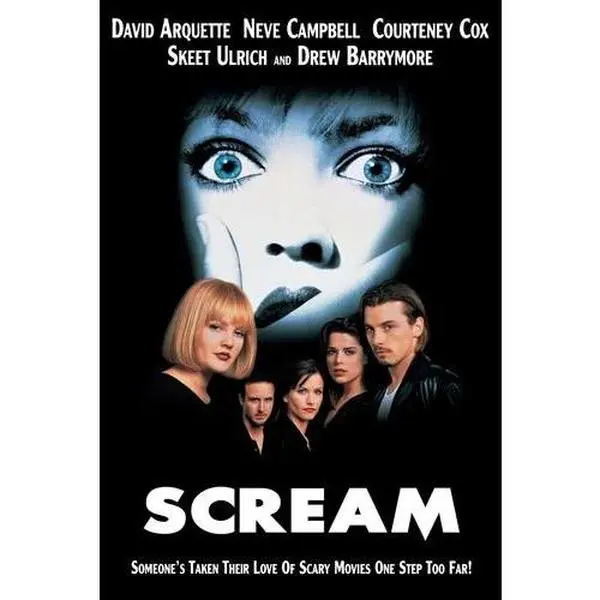 [ SALE UP TO 51% ] [ NO FRAME ] Scream movie poster print (b) Wes Craven, Horror