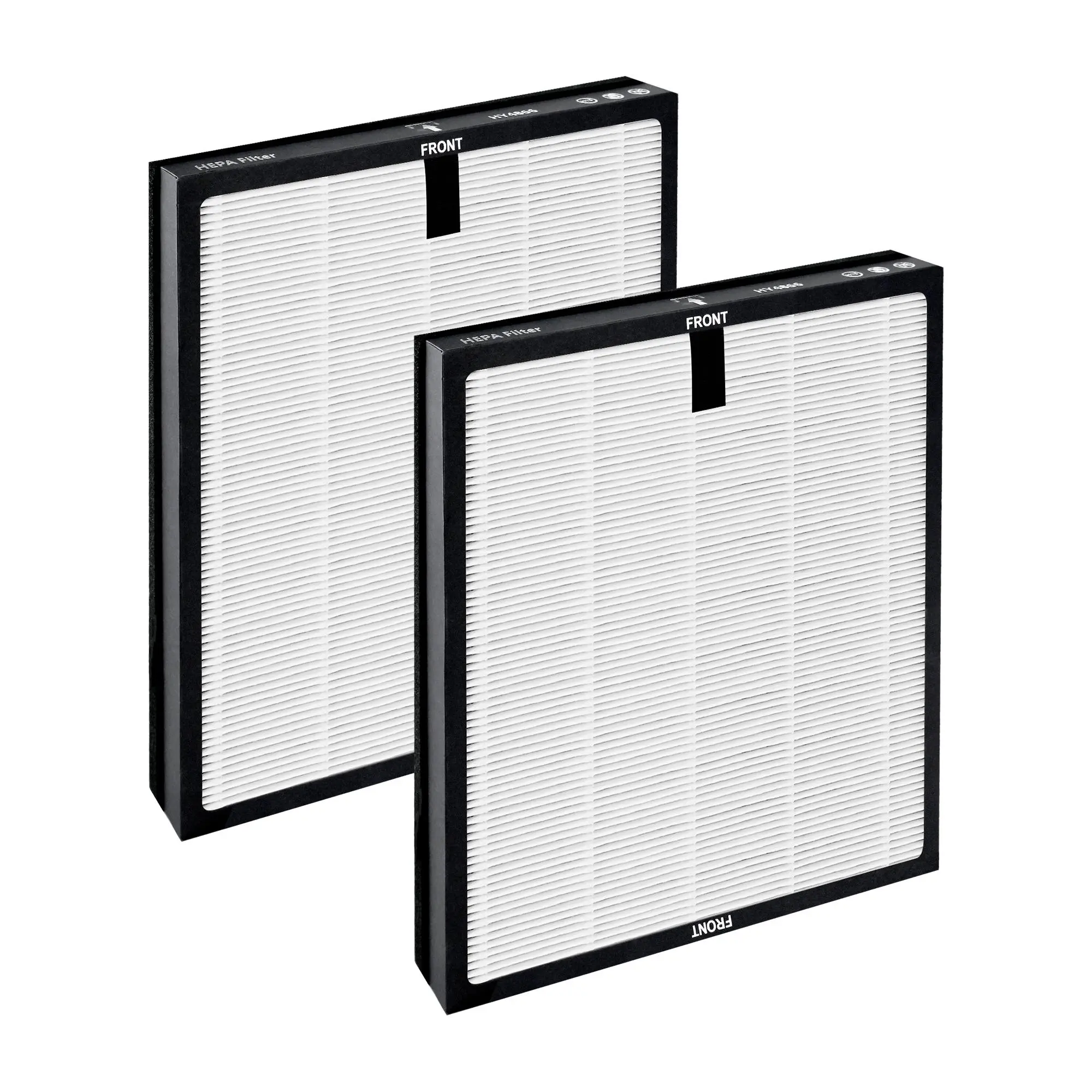 FETIONS HY4866 Air Purifier Replacement Filters,3-in-1 Activated Carbon Filter Pack, 2-Pack, Compatible with MOREN-TO HY4866, Enhance Indoor Air Safety, New