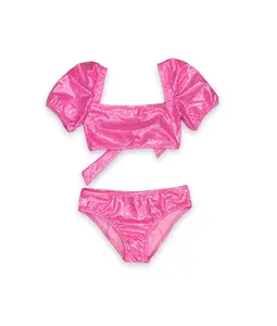 DAISY GLITTER NEON PINK BIKINI