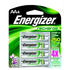 Energizer E2 Nimh Rechargeable Aa Battery, 2300 Mah, 1.2 V, Pack - 4 Energizer E2 Nimh Rechargeable Aa Battery, 2300 Mah, 1.2 V, Pack - 4