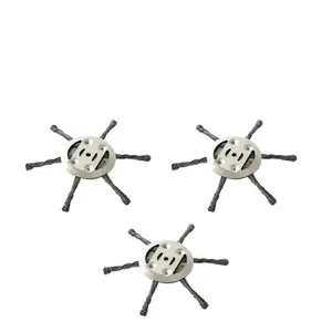 Grass Trimmer Head, Durable Metal Structure Grass Trimmer Head, Easy To Install Screw Mountable Grass Trimmer Accessories for Light Gardening, Weeding and Lawn Maintenance, Quick Release Blades, Tool Accessories