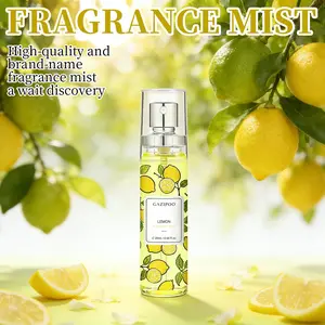Lemon Scented Women's Perfume Spray, Fragrance Mist, Elegant Perfume Mist, Citrus Fragrance with Kumquat, Lemon, Mint, Coconut, Cedar, 20ML, Portable, Long-Lasting, Ideal Gift