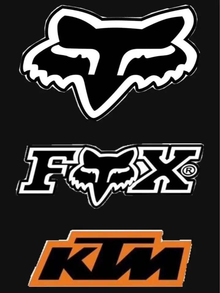 3pcs Fox Racing Monster Energy Sticker - Motocross Dirt Bike Decal for Helmets and Cars