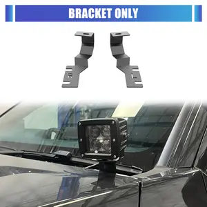 WOLFSTORM A-Pillar LED Lights Bar Mounting Brackets for 2016-2025 Toyota Tacoma & 2025 4 Runner