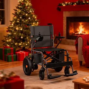 Christmas/New Year Exclusive,65pounds Foldable electricwheelchair,Parents Gift,Left/Right Hand Switchable, Equipped with a 360-degree operating panel, it can be used on busy streets or park trails, helping people with mobility impairments to travel