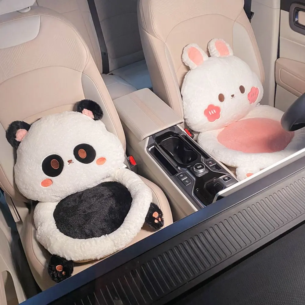 Rabbit Cartoon Plush Rabbit Lumbar Support Plush Soft Rabbit Plush Soft Seat Cushion Brethable Neck Rest