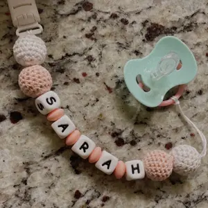 Personalized Pacifier Clip