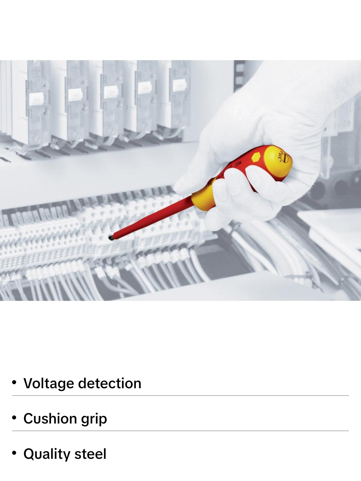 Wiha Tools 32087 Insulated Screwdriver Set, 7 Pieces