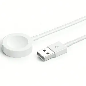 Fast Charging USB Magnetic Wireless Charger, Compatible with Apple Watch Series Ultra/9/8/7/6/se/se2/5/4/3/2/1, 1-2 Pack, Accessories