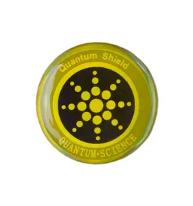 6PCS Anti Radiation Sticker Negative Ions EMF Blocker for Cell Phones and Electronic Devices WiFi 5G - Gold & Silver